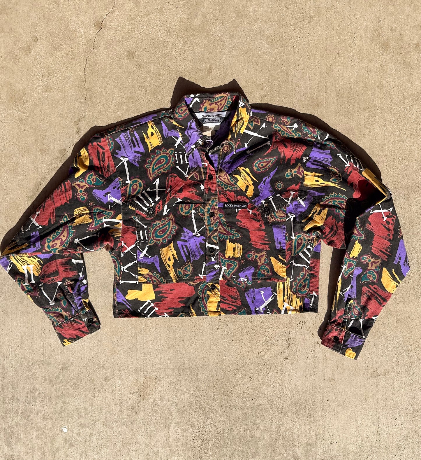 Rocky Mountain Cropped Long Sleeve